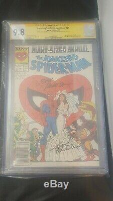 Amazing Spiderman #21 Annual SS Marvel Comic Book CGC 9.8 NM+ Romita + Michelle