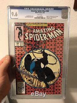 Amazing Spiderman 300 cgc 9.6 white pages 1st full Venom appearance McFarlane