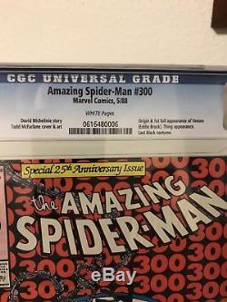 Amazing Spiderman 300 cgc 9.6 white pages 1st full Venom appearance McFarlane