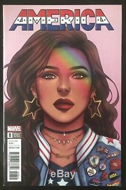America Chavez #8 125 2017 Retailer Incentive Marvel Variant Comic Book NM