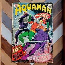 Aquaman #35 VG/4.0 (DC 1967) First app & cover for BLACK MANTA, Silver Age Key