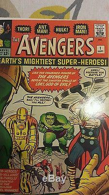 Avengers 1 2 3 4 comics lot low grade