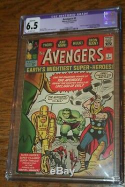 Avengers #1 Excellent Looking Book Cgc 6.5 R