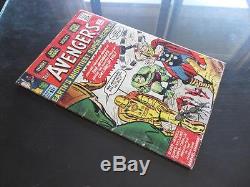 Avengers #1 MARVEL 1963 1st App & ORIGIN of Avengers Thor, Iron Man & Hulk