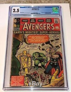 Avengers #1 Origin and 1st appearance of Avengers 1963 CGC 2.5 solid KEY