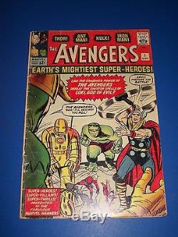 Avengers #1 Silver Age Huge Key 1st Issue Nice Looking book Wow