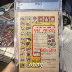 Avengers # 111 May 1973 Cgc Universal Grade 5.0