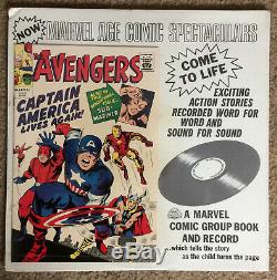 Avengers 4 Golden Record With Comic Book Still Sealed