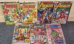 Avengers 7-Book Key Issue Bronze Age Lot John Byrne Newsstand
