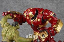 Avengers Age Of Ultron Hulk VS Hulkbuster Iron Man Collection Statue Model Hot