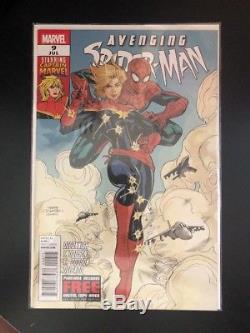 Avenging Spider-man #9-10, First Appearance Of Captain Marvel. Near Mint