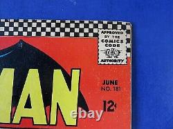 BATMAN #181 COMIC BOOK 1st App Poison Ivy DC 1966 Centerfold Poster Missing