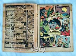 BATMAN #4 1940 1941 Joker story 1st GOTHAM CITY Bob Kane Bill Finger Golden Age