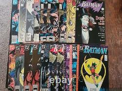 BATMAN #403 499 DC COMICS -Lot of (37) Comic Books KEYS