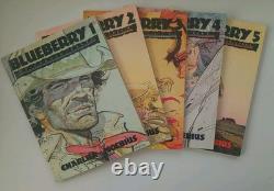 BLUEBERRY # 1 5 complete series Moebius Charlier Epic great condition