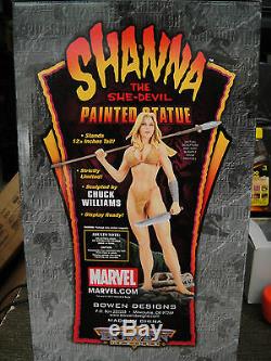 BOWEN DESIGNS Marvel AP SHANNA SHE- Devil STATUE X-MEN KAZAR Sideshow FIGURINE