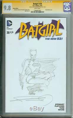 Batgirl #38 Cgc 9.8 White Pages // Sketch By Frank Miller