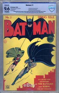 Batman #1 CBCS 9.6 (R) Origin by Bob Kane, 1st Appearance Joker, 1st Catwoman