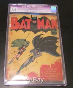 Batman #1 DC Comics Golden Age 1940 CGC 1.0 1st appearance Joker & Catwoman