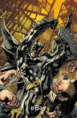 Batman 12 Bryan Hitch Original Comic Art Cover 2012 Signed Dark Knight Detective