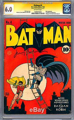 Batman #12345678910 Cgc All 10 Signed By Orig Artist Jerry Robinson 1922-2011