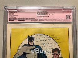 Batman (1940) #1 Cbcs 6.0 One Of A Kind, Only Verified Signed Bob Kane Copy! Cgc