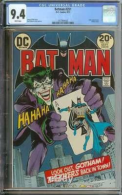 Batman #251 Cgc 9.4 White Pages