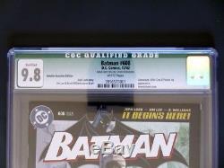 Batman #608 DC 2002 -MINT- CGC 9.8 NM/MT Retailer Edition Signed by Jim Lee