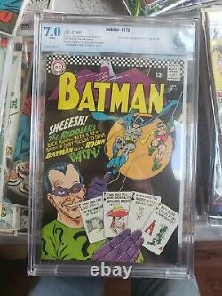 Batman comic book No. 179 CBS Certified graded 7.0 Second appearance of Joker