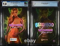 Becca Boo #2 Sun Khamunaki 6 of 9 Edition Foil Set /15 CGC 9.8! All are Pop 1