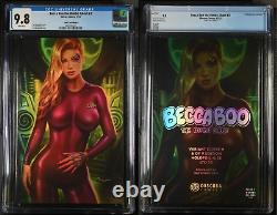 Becca Boo #2 Sun Khamunaki 6 of 9 Edition Foil Set /15 CGC 9.8! All are Pop 1