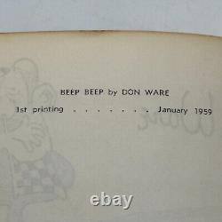 Beep Beep Comic Book Very First Written Illustrated by Don Ware Extremely Rare