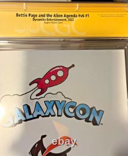 Bettie Page & the Alien Agenda #v6 #1 CGC SS 9.8 Signed by Suspiria