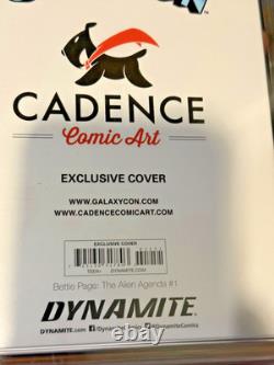 Bettie Page & the Alien Agenda #v6 #1 CGC SS 9.8 Signed by Suspiria