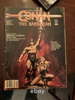 Big Lot Marvel Conan The Barbarian Comic Books Bronze Age Collection Vintage