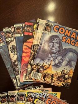 Big Lot Marvel Conan The Barbarian Comic Books Bronze Age Collection Vintage