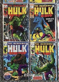 Big Mixed Lot Silver Age Lot Comic Books Hulk 12 & 15 Cent Covers 103-125 No 102