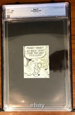 Bone #1 CGC 9.0 1991 White Pages! Second Print Hard To Find