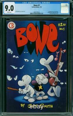 Bone #1 CGC 9.0 Cartoon Books 1991 1st appearance! Jeff Smith See Scan L6 210 cm