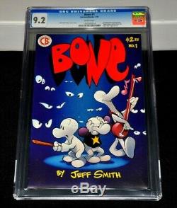 Bone 1 CGC 9.2 White Pages 1991 Cartoon Books 1st Print