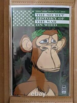 Bored Ape Yacht Club Image Comic Book BAYC Secret History War on Weed LE 500 New
