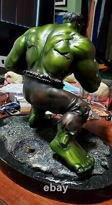 Bowen Hulk 100% Bronze Statue Sculpted By Randy Bowen #ap + Bb Bust Ultra Rare