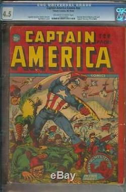 CAPTAIN AMERICA COMICS #NN CGC 4.5 OWithWH PAGES