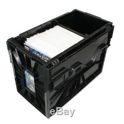CASE OF 10 BCW Short Comic Book Storage Box Bin Plastic Heavy Duty Stackable