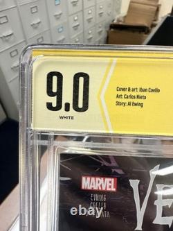 CBCS 9.0 Comic Book SIGNED Venom Tom Hardy Venom War #1 Spider-Man