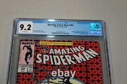 CGC 9.2 WH Amazing Spider-man 300 1st App Venom Classic Key Book Grail McFarlane