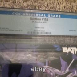 CGC 9.8 BATMAN #158 and lot of 12 numbers batman books