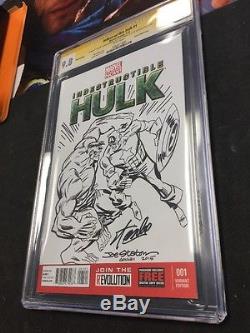 CGC 9.8 Indestructible Hulk #1 Stan Lee Signature Series, Joe Staton Sketch