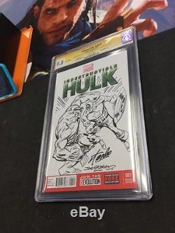 CGC 9.8 Indestructible Hulk #1 Stan Lee Signature Series, Joe Staton Sketch
