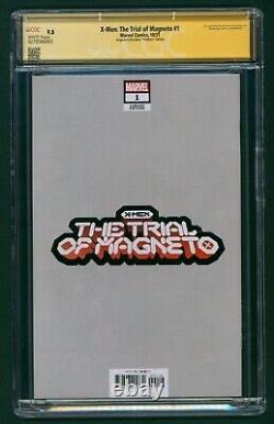 CGC 9.8 SS Elizabeth Olsen Signed X-Men Trial of Magneto #1 Virgin Variant! Auto
